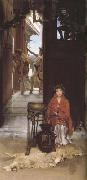 Alma-Tadema, Sir Lawrence The Way to the Temple (mk23) oil painting artist